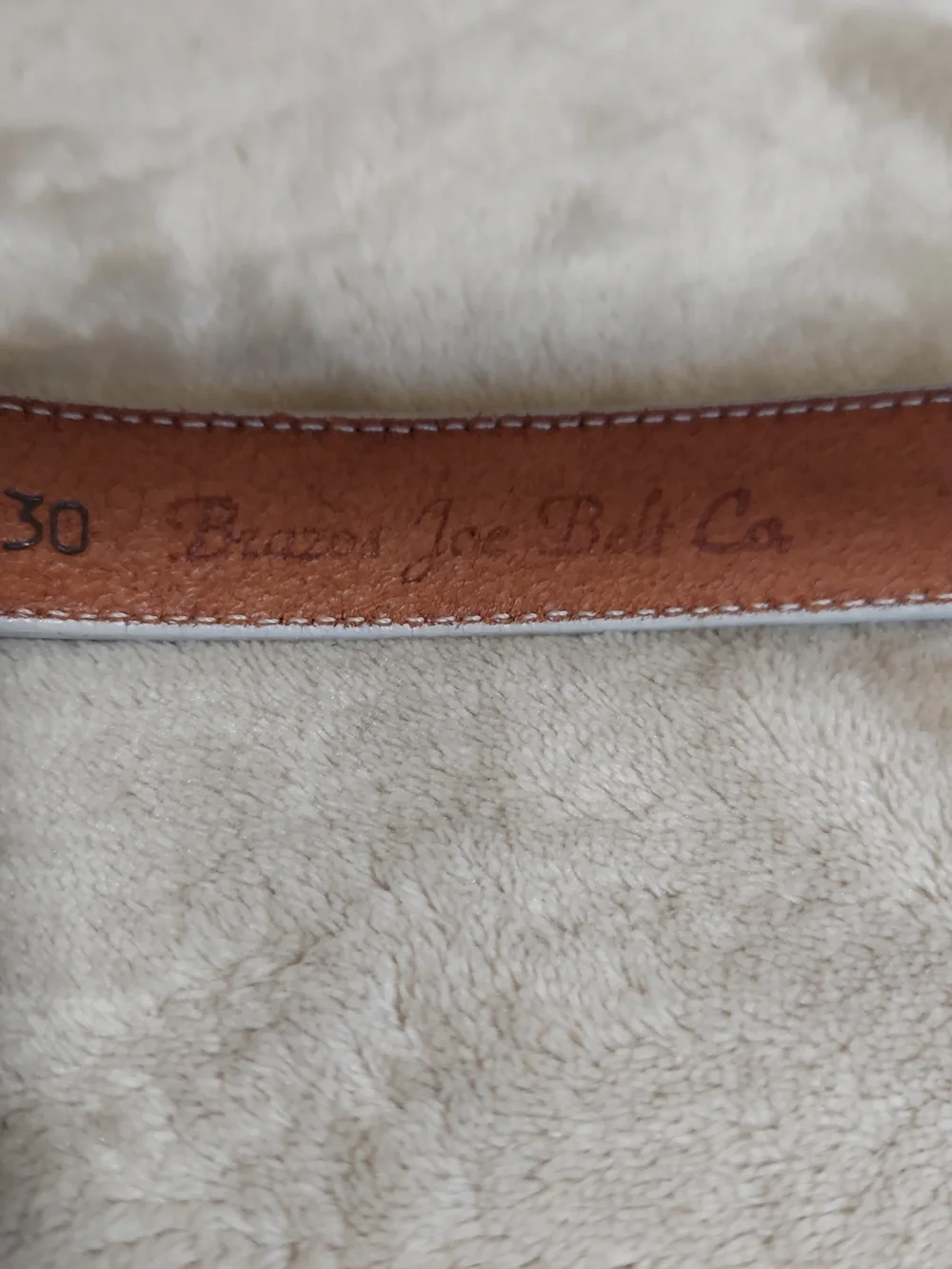 Vintage Brazos Joe White Leather Heart Buckle Belt Western Boho
